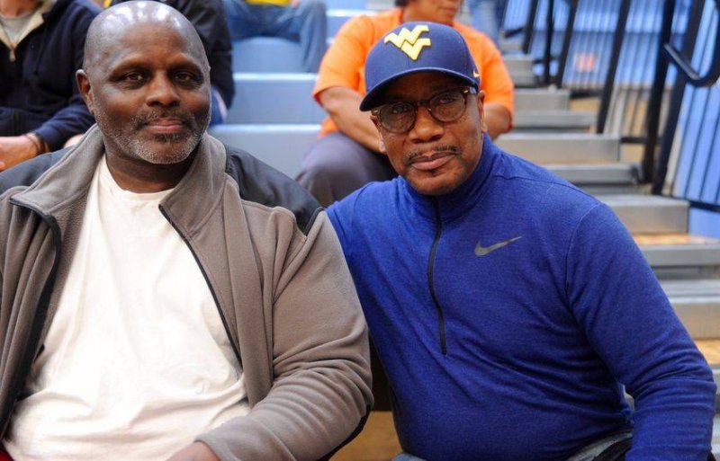 Tyrone Gibbs and Gilbert Maull from the 1976 Cape track team.